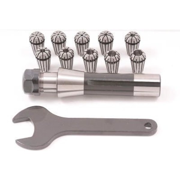 Abs Import Tools ER Spring Collet & Chuck Set - ER-16 - 11 Piece Set - R8 39000501